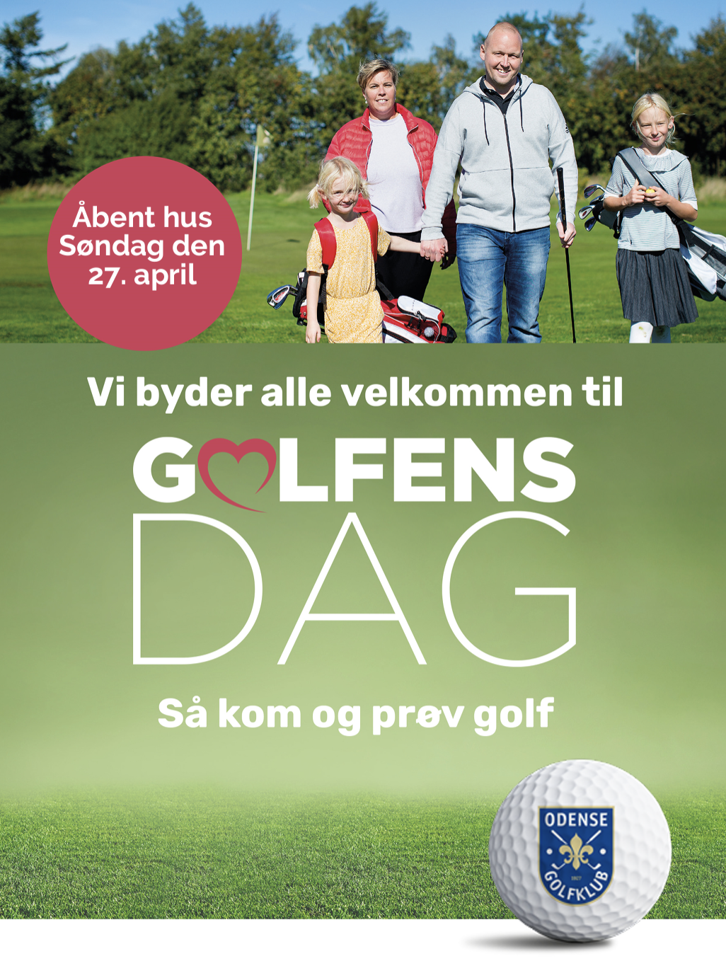 golfens dag - reklame